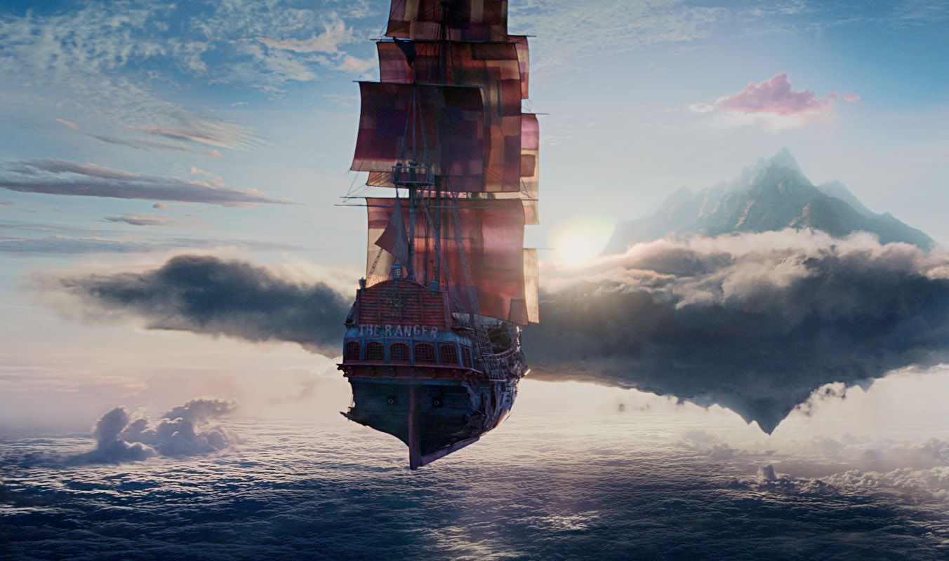 Flying ship in Joe Wright&#039;s Pan