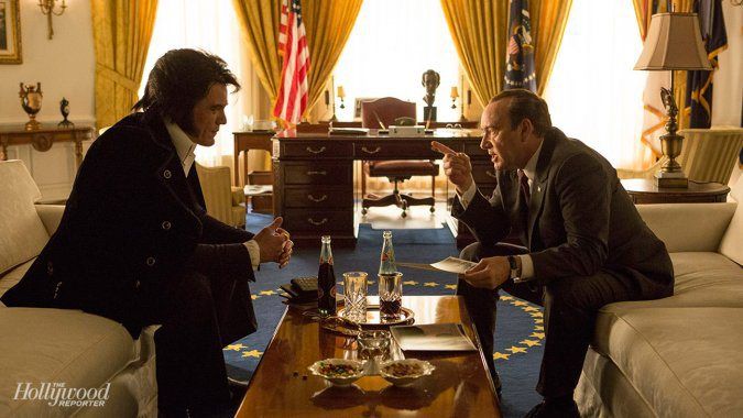First Look at Kevin Spacey and Michael Shannon as Nixon and 