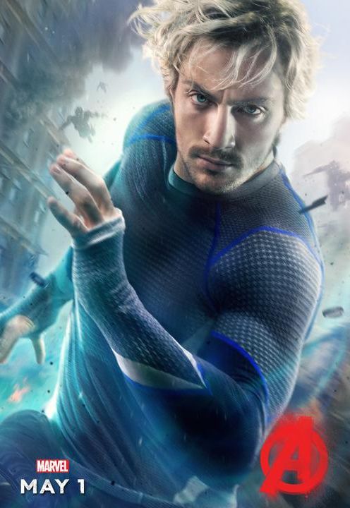 Aaron Taylor-Johnson as Quicksilver character poster