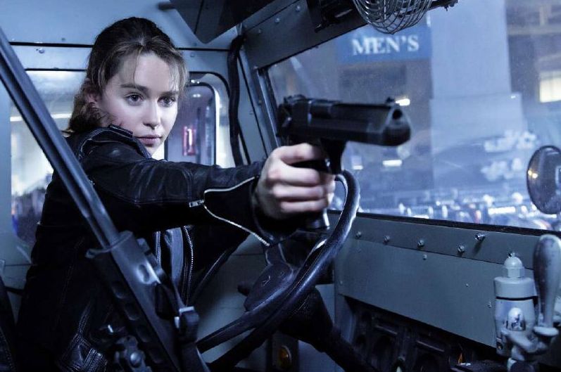 Emilia Clarke as Sarah Connor in Terminator: Genisys