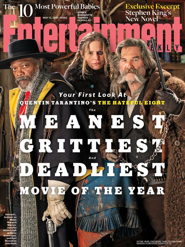 Entertainment Weekly cover takes first look at Quentin Tarantino&#039;s western The Hateful Eight