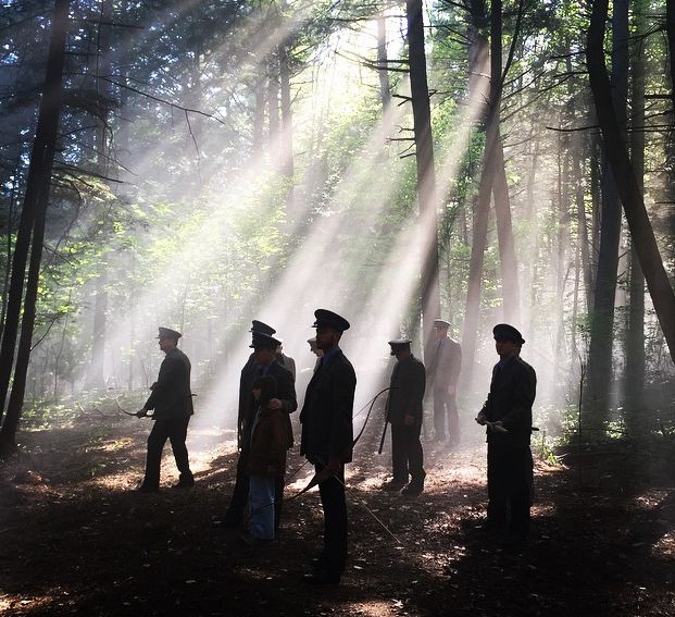 Bryan Singer says "The past catches up." while sunbeams shin