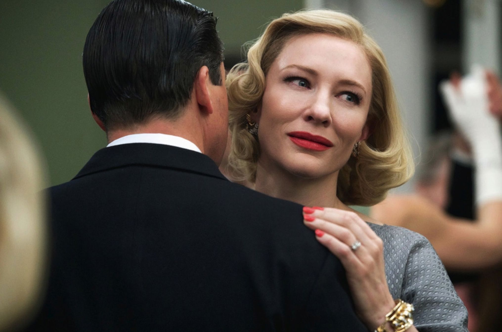 Cate Blanchett	is Carol Aird in Todd Haynes' Carol