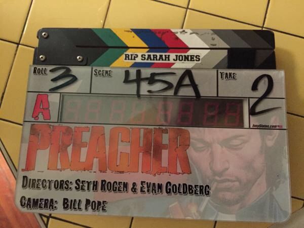 Seth Rogen Tweets First Set Photo from &#039;Preacher&#039; TV Series