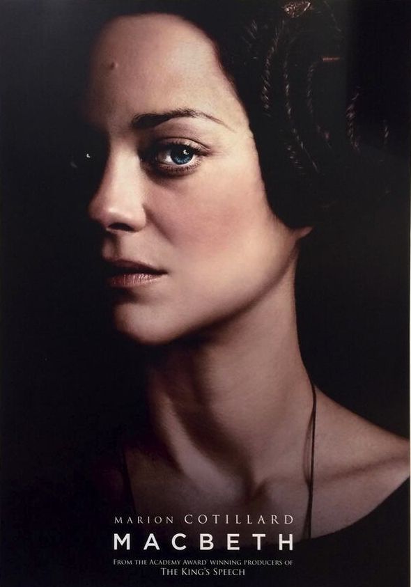 Marion Cotillard dark Macbeth poster