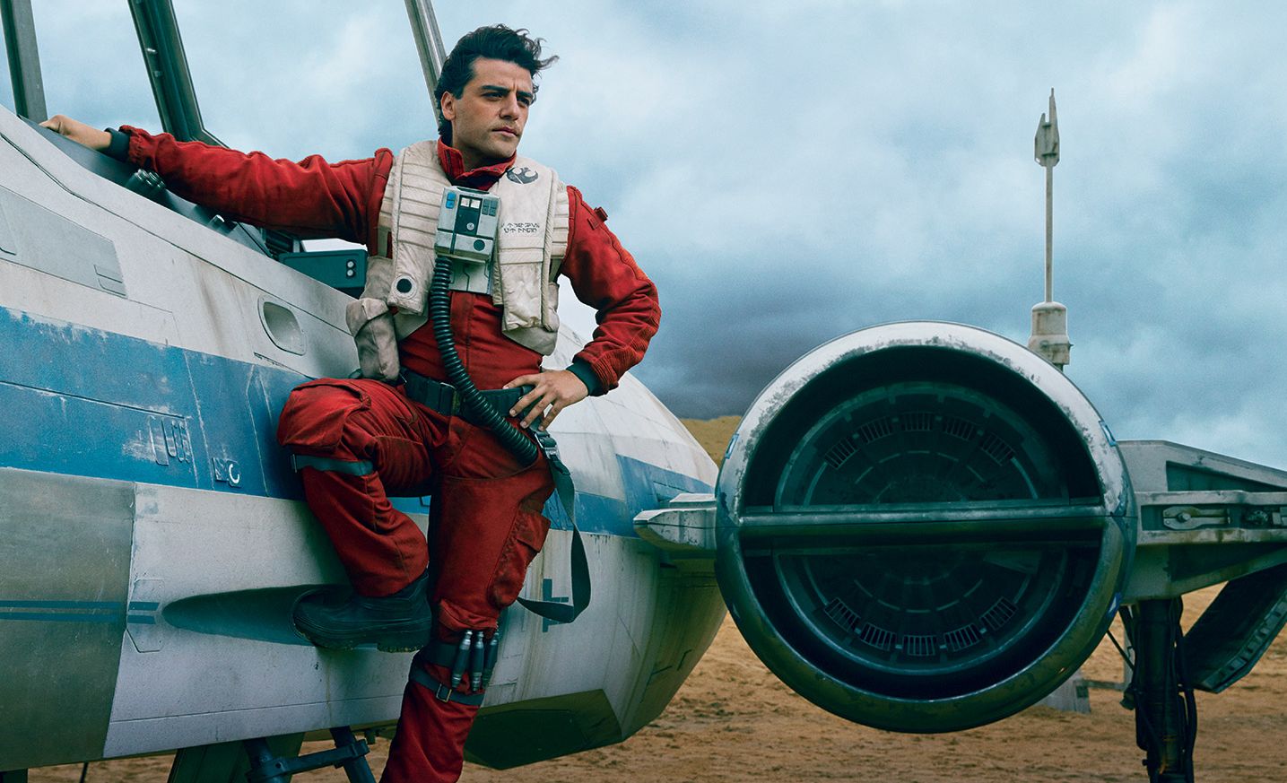 Oscar Isaac as Poe Dameron in Star Wars - The Force Awakens