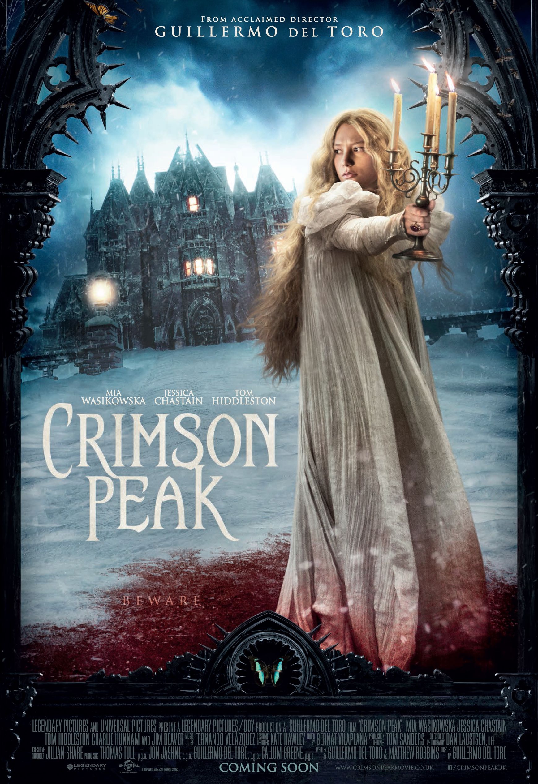 Mia Wasikowska Crimson Peak Poster