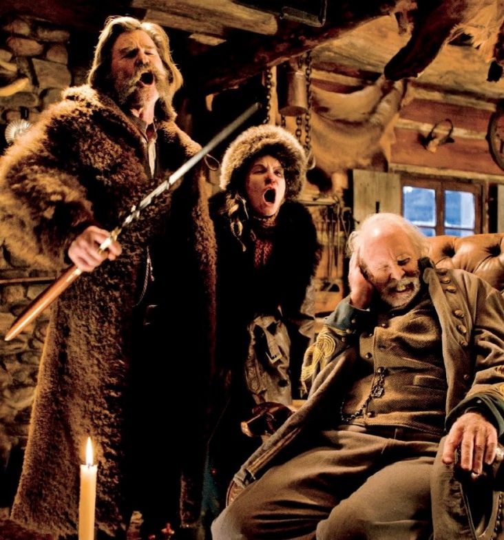 Kurt Russell sings in The Hateful Eight