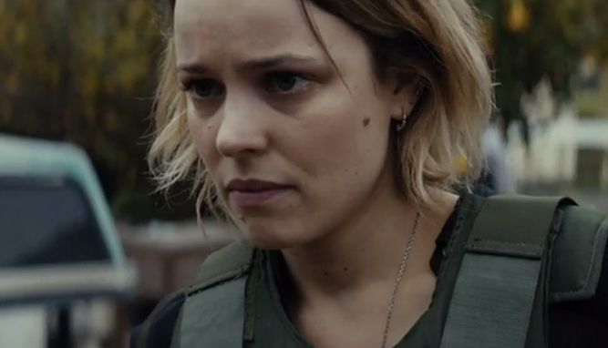 Close-up of Rachel McAdams in True Detective