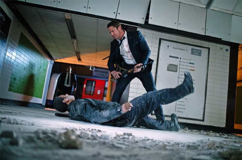 First Look at Gerard Butler Kicking Ass in 'London Has Falle