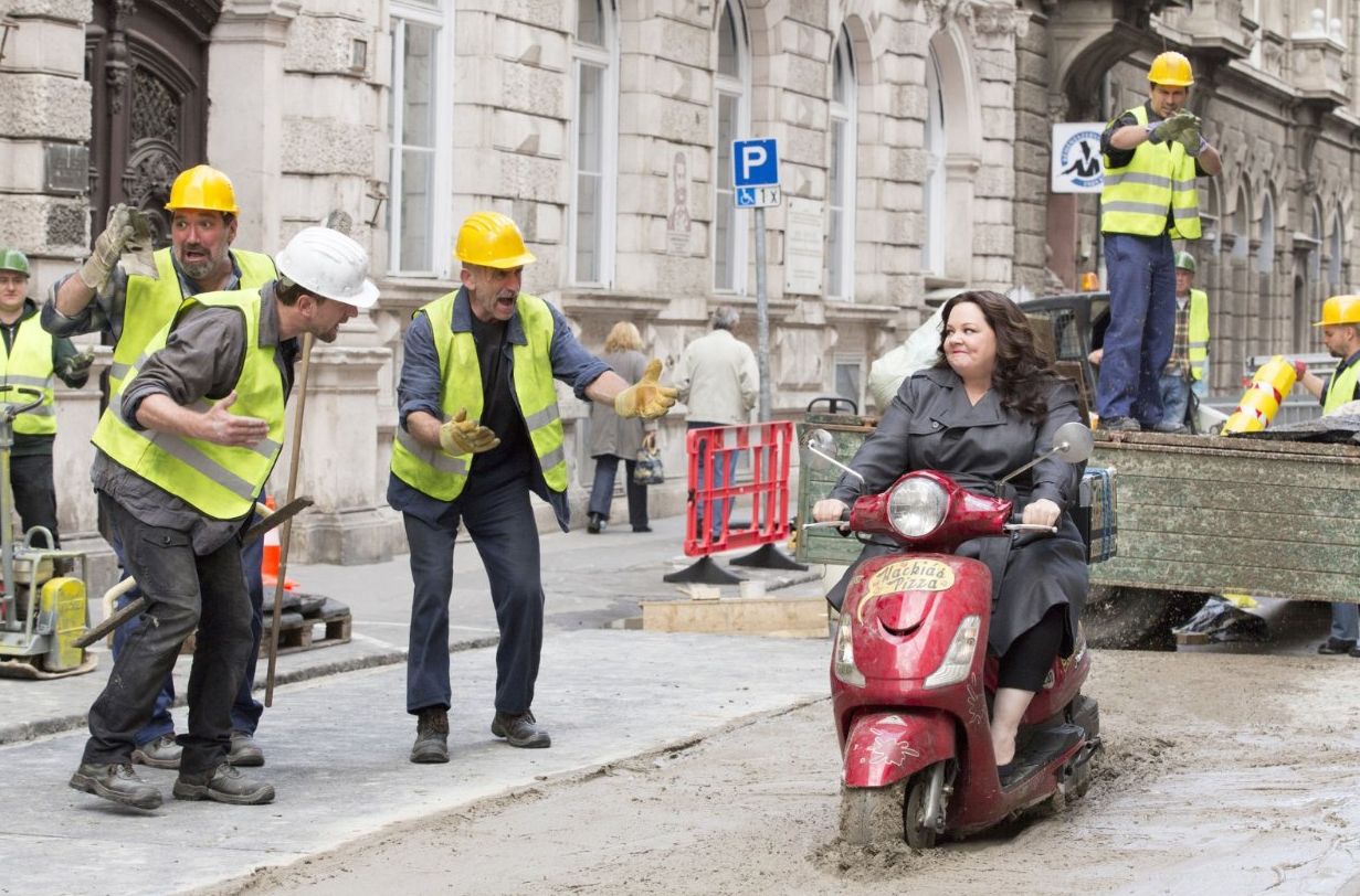 Melissa McCarthy On Her Scooter in &#039;Spy&#039;