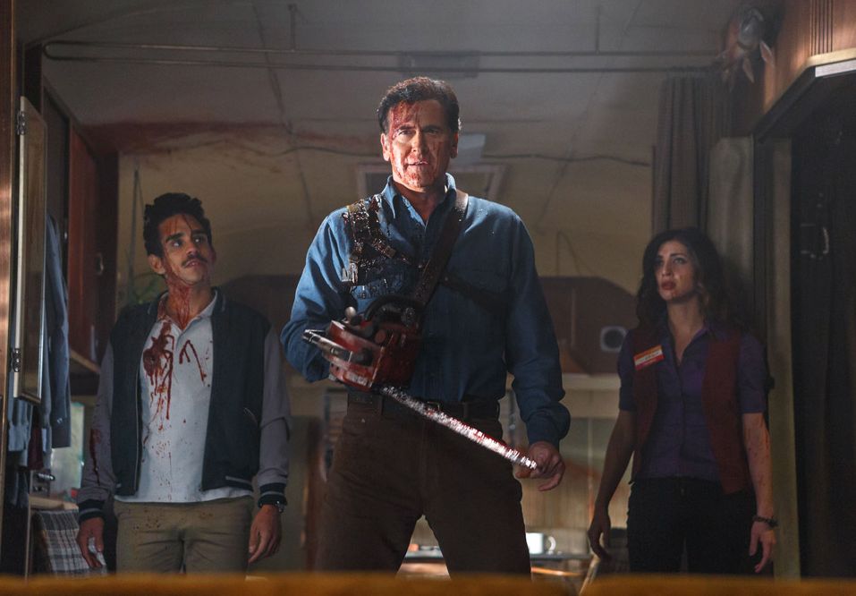 High-red 'Ash vs. Evil Dead' Chainsaw Photo