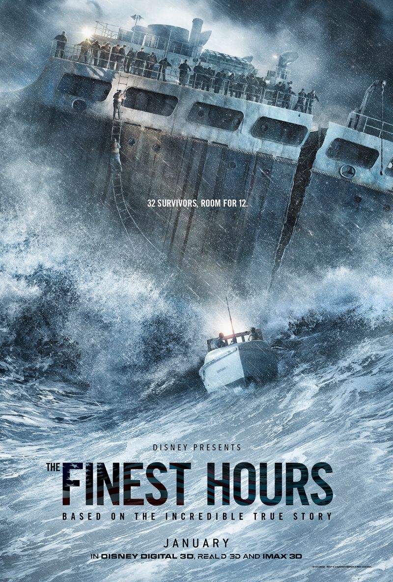 Poster for Chris Pine&#039;s &#039;The Finest Hours&#039;