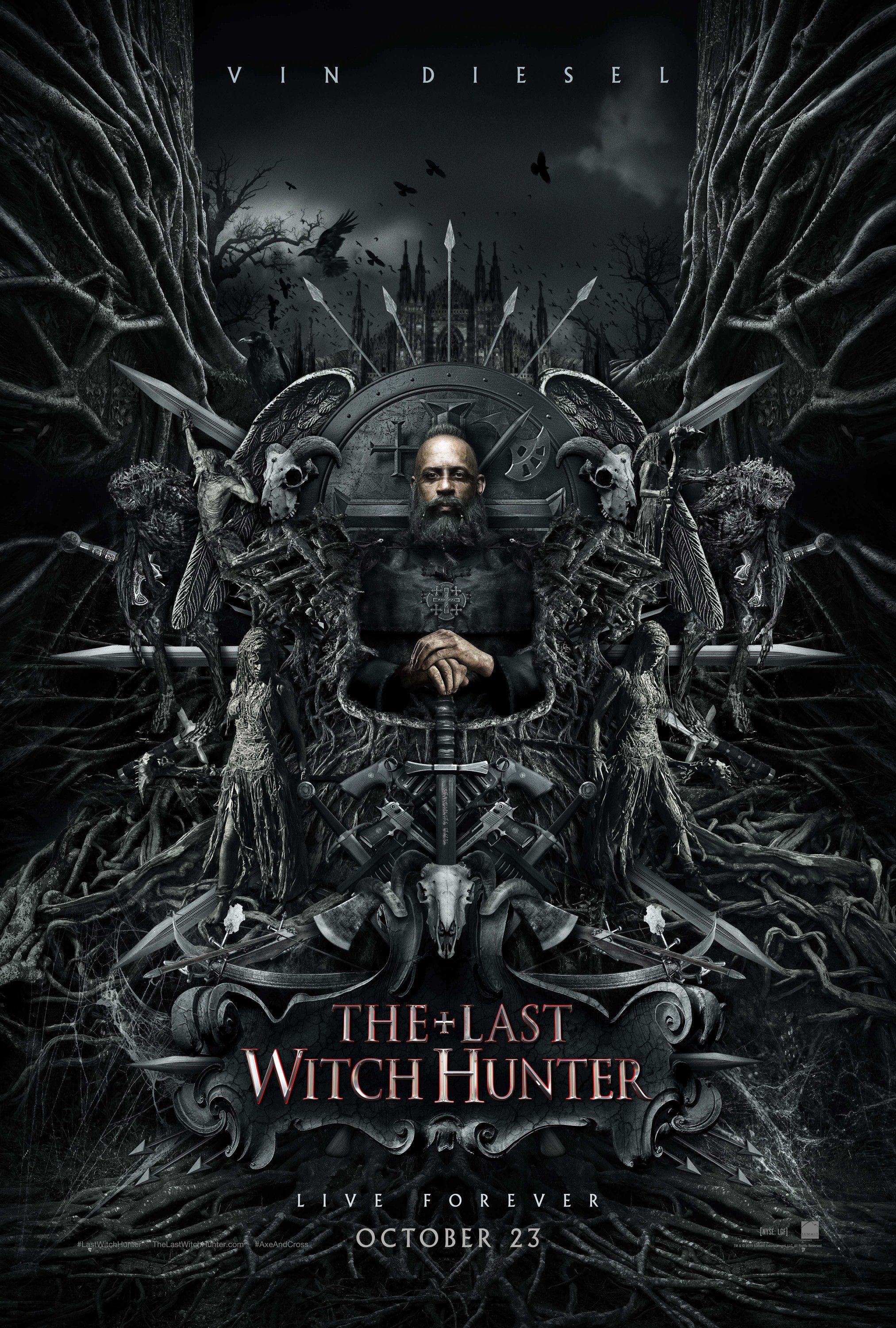 New Poster for Vin Diesel's 'The Last Witch Hunter'