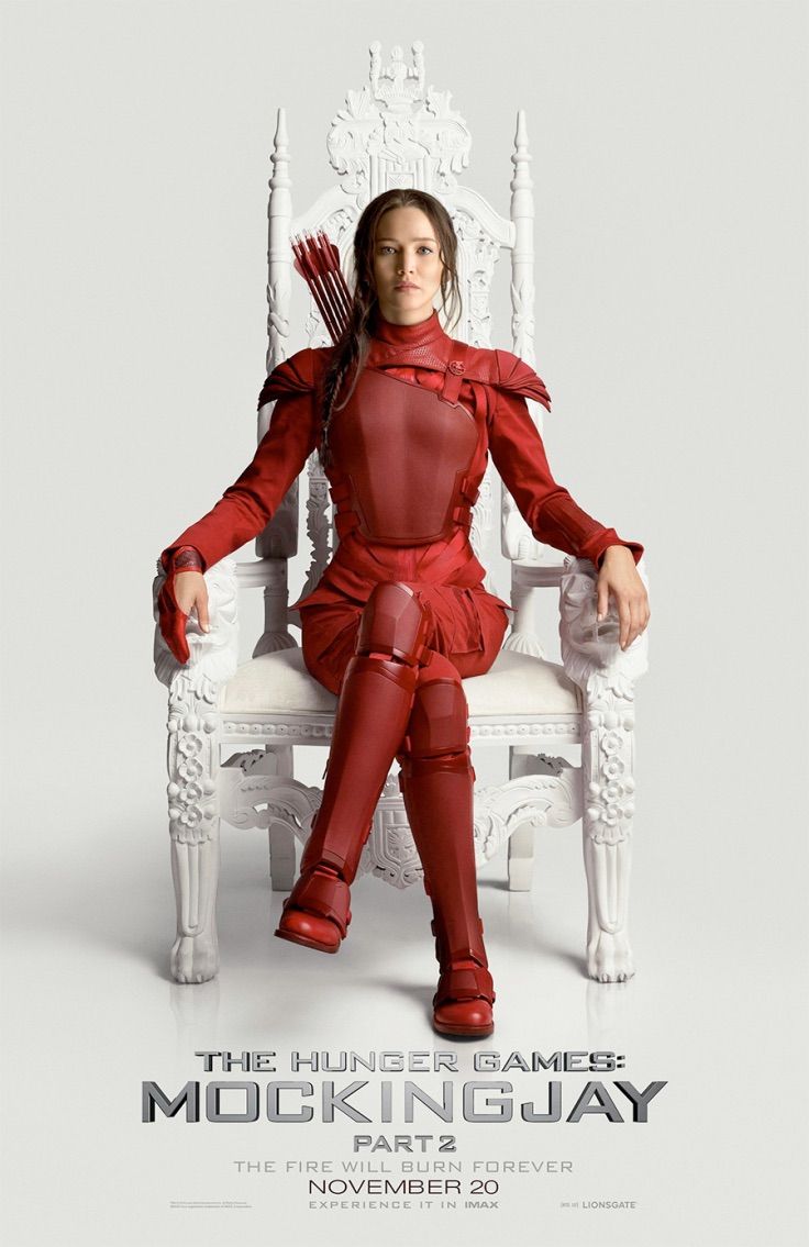 Jennifer Lawrence Sitting on President Snow’s Throne in &#039;T