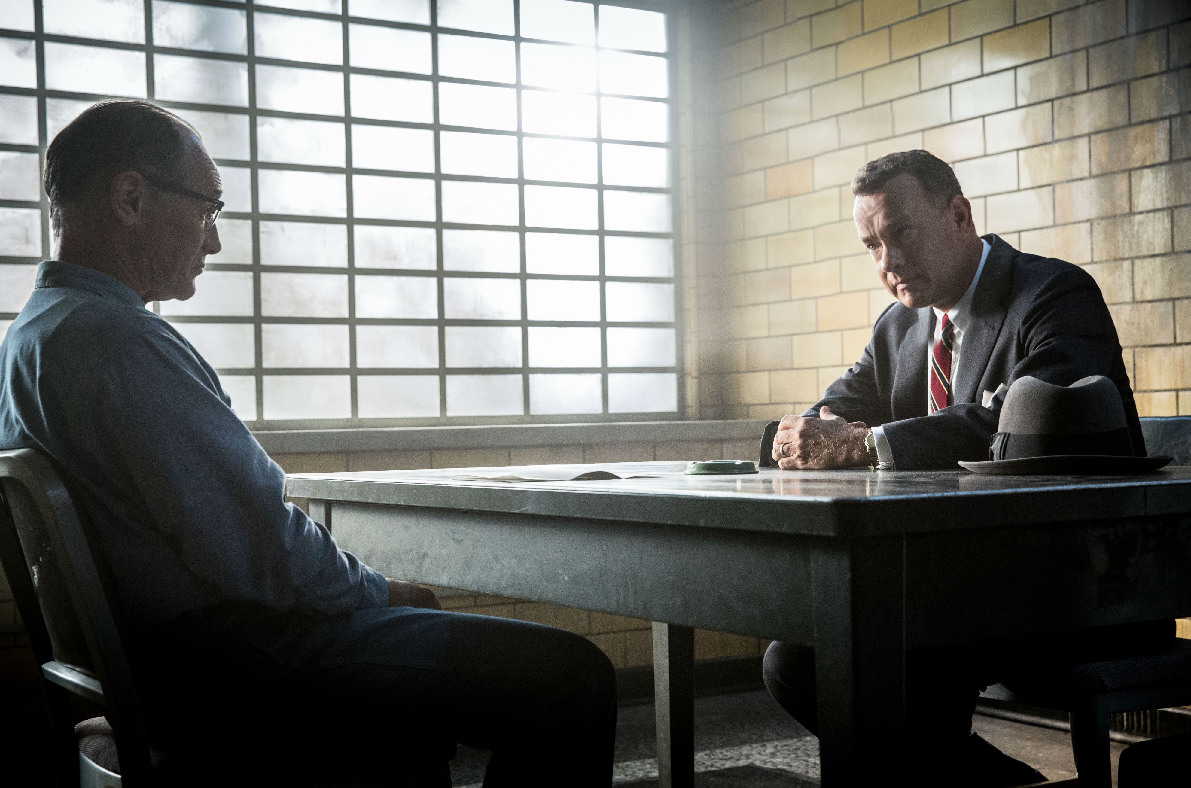 Tom Hanks as lawyer James Donovan