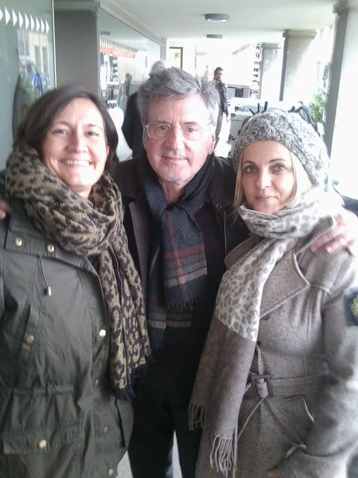 Susanne Trautmann , Actor Daniel Auteuil and Marina Sciarappa ( RappaScia Marina Facebook )