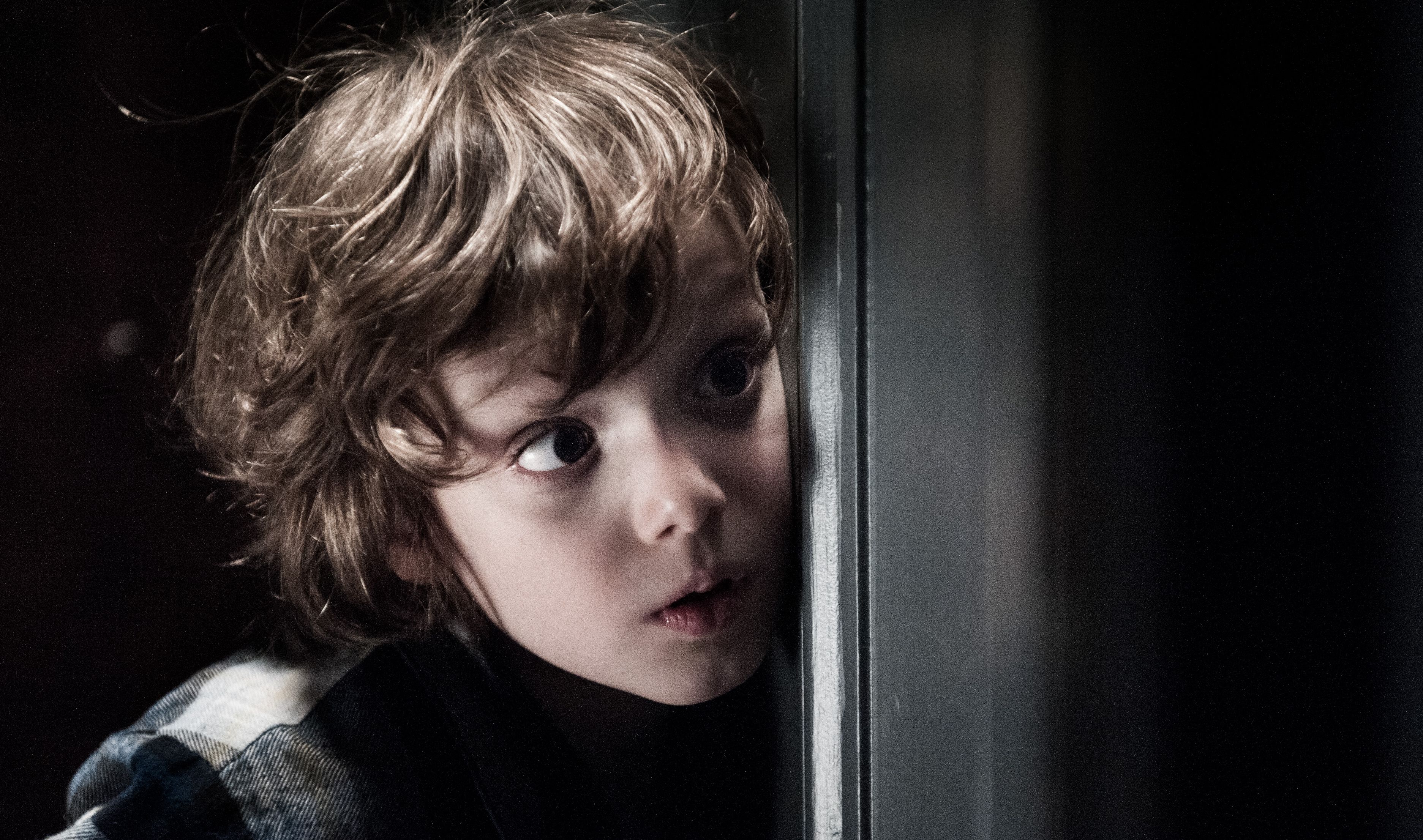 Scared kid in The Babadook