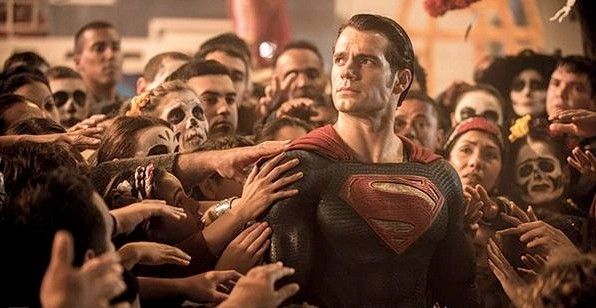 Superman Mobbed by Crowd