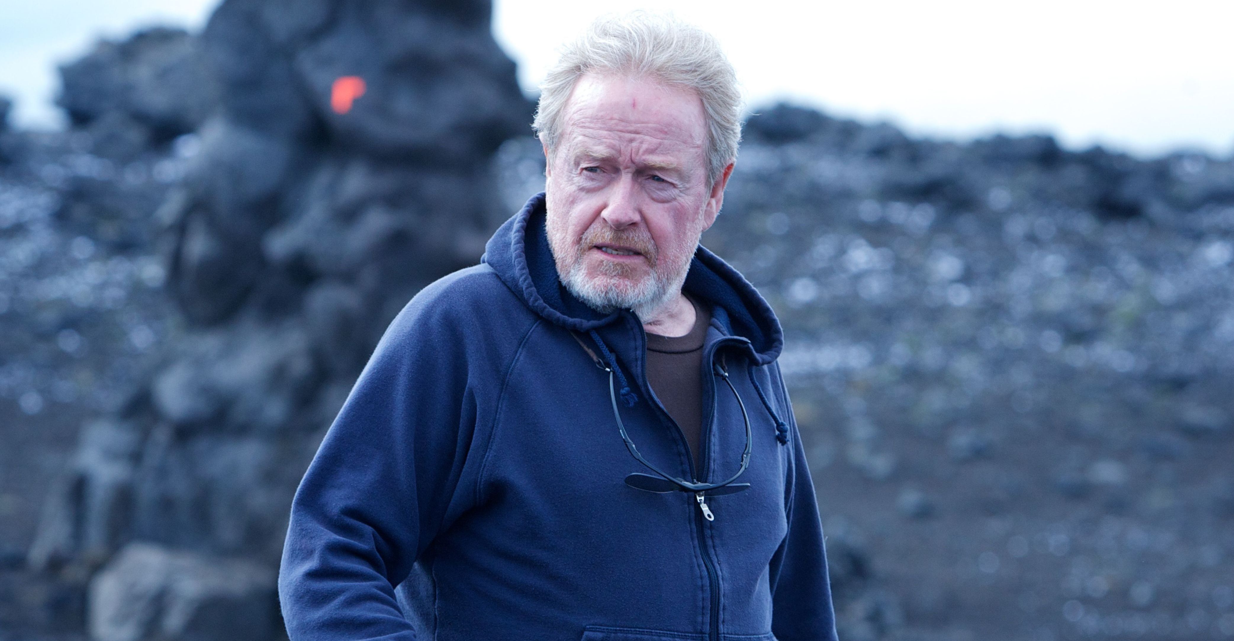 Ridley Scott directing Prometheus