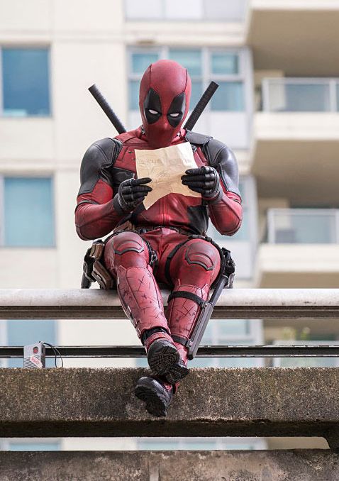 Deadpool Sit Around Reading