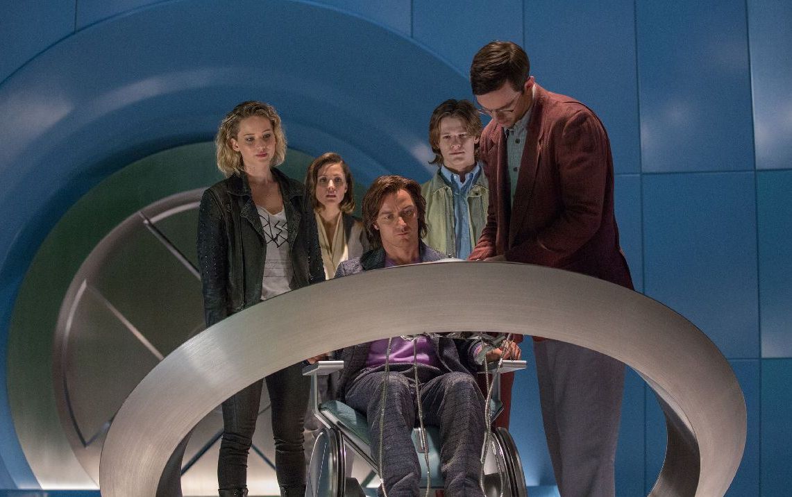 James McAvoy as Xavier in X-Men: Apocalypse