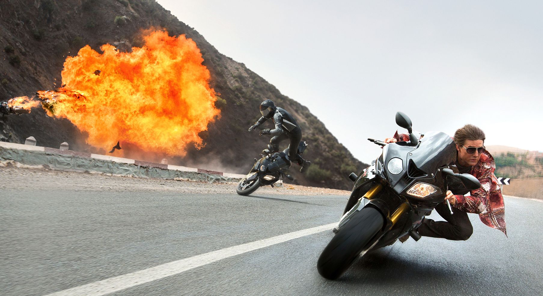 Tom Cruise Motorcycle Action