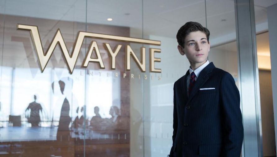 Bruce Wayne at Wayne Enterprises