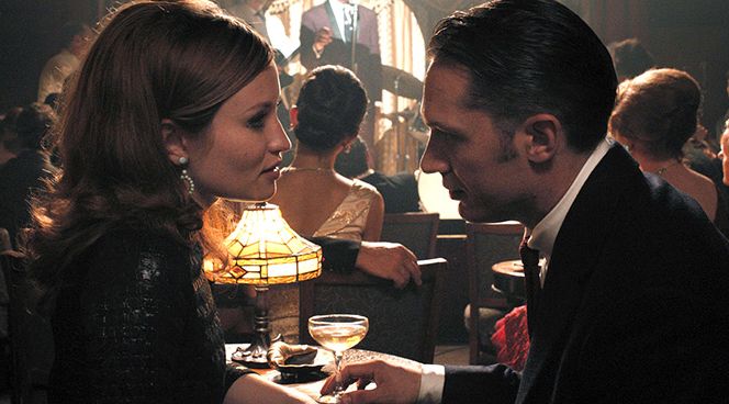 Tom Hardy and Emily Browning