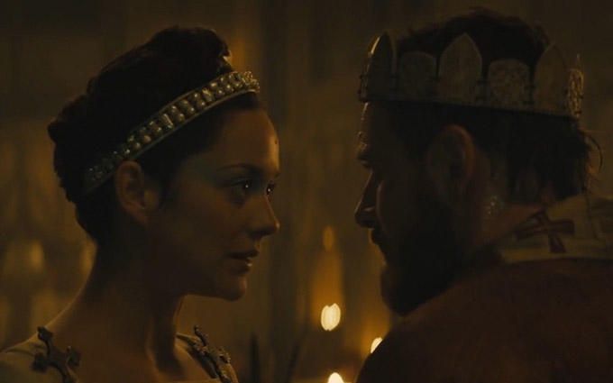 Michael Fassbender and Marion Cotillard in Macbeth