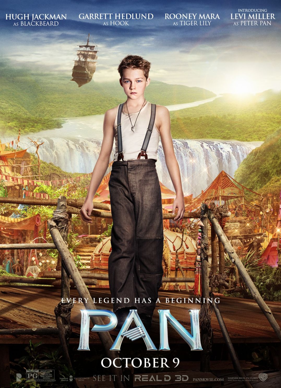 anbefale lidelse en million Levi Miller as Peter Pan in 'Pan' | Cultjer