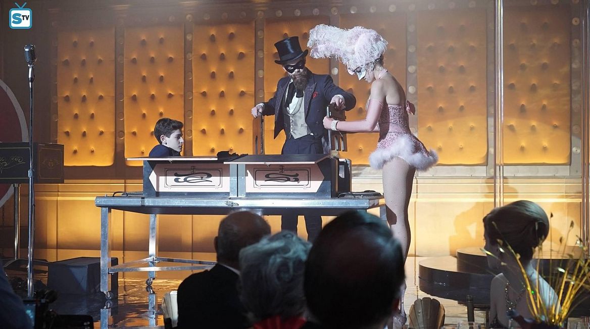 Bruce, Jerome &amp; Barbara in magic show