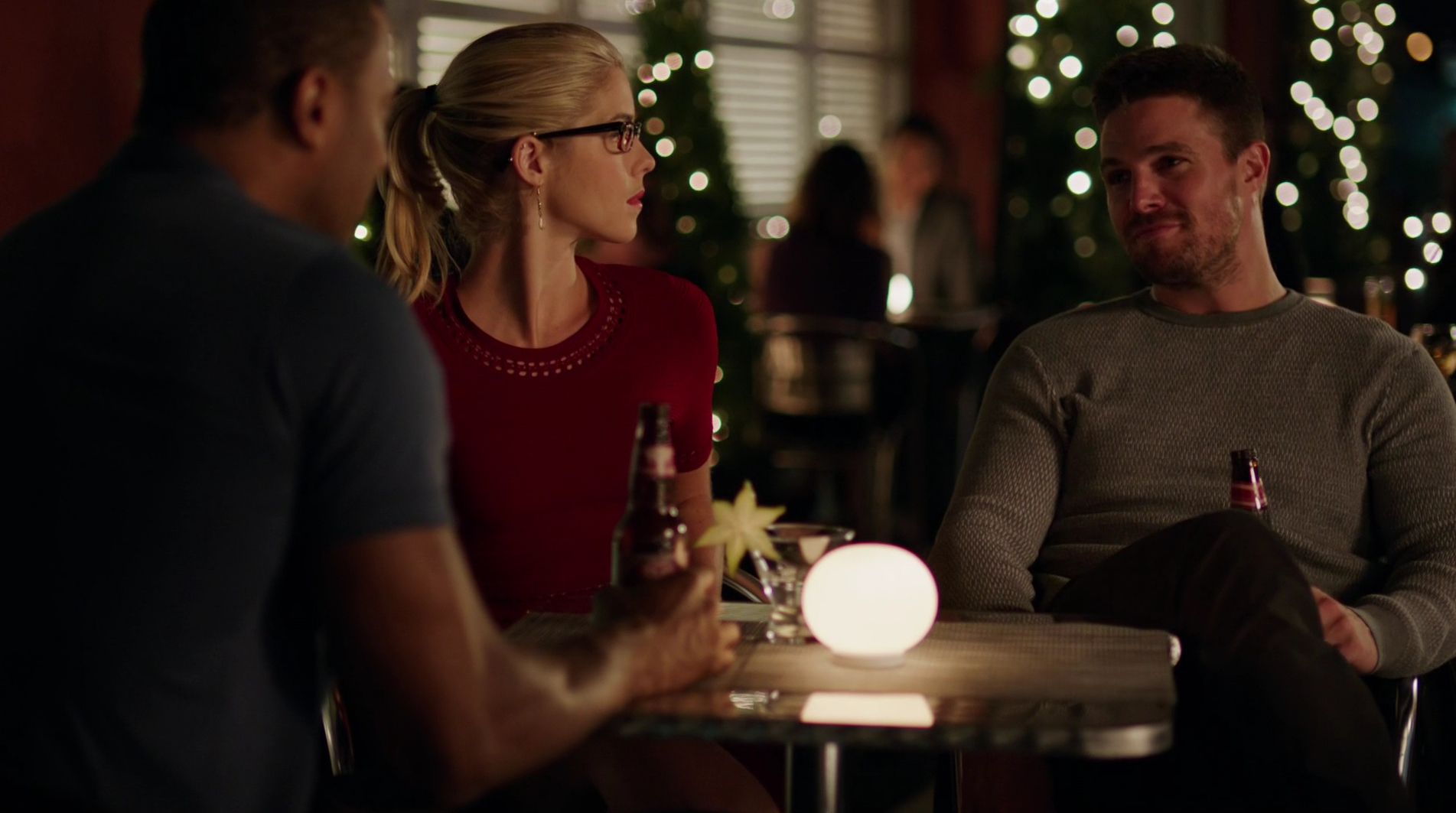 Original Team Arrow: John Diggle, Felicity Smoak, Oliver Que