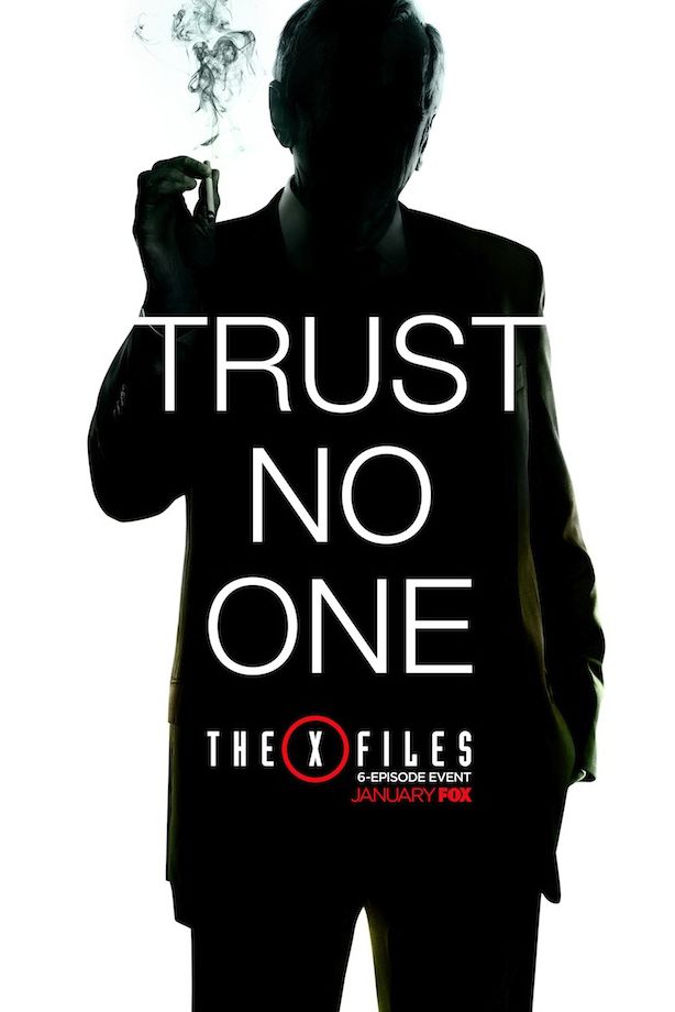 Cigarette Smoking Man Poster - Trust No One