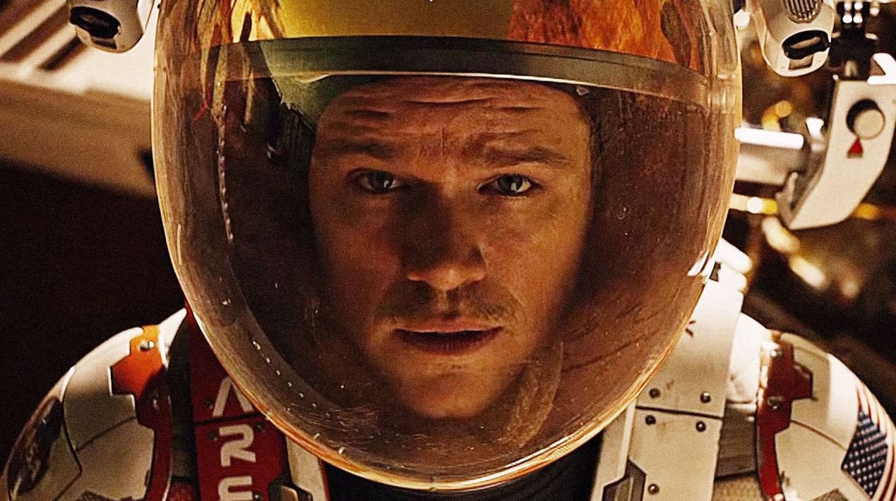 Matt Damon as Mark Watney in The Martian