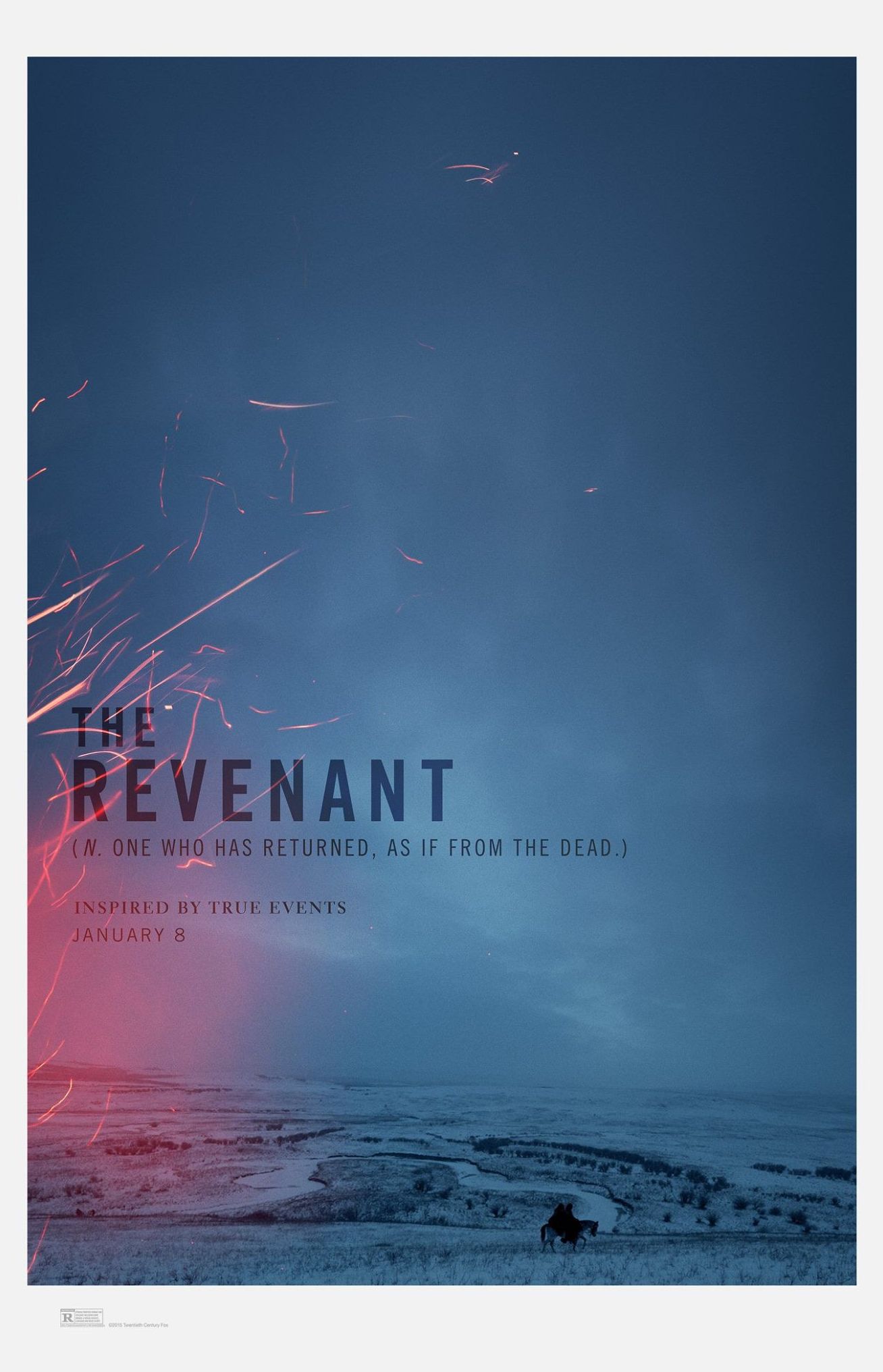 Poster for The Revenant, Starring Leonardo DiCaprio