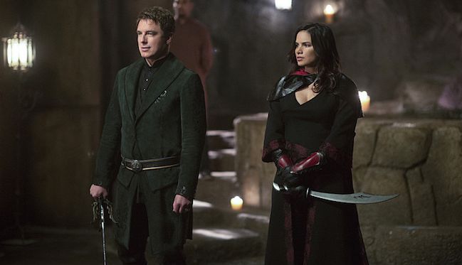 Malcolm Merlyn (Ra&#039;s) &amp; Nyssa Al-Ghul