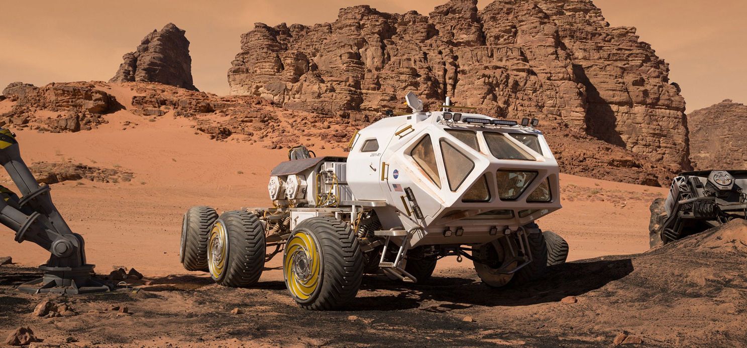 The Martian Nasa vehicle