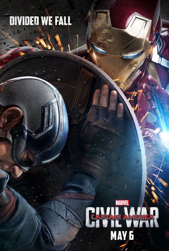 Iron Man Features in Civil War Poster