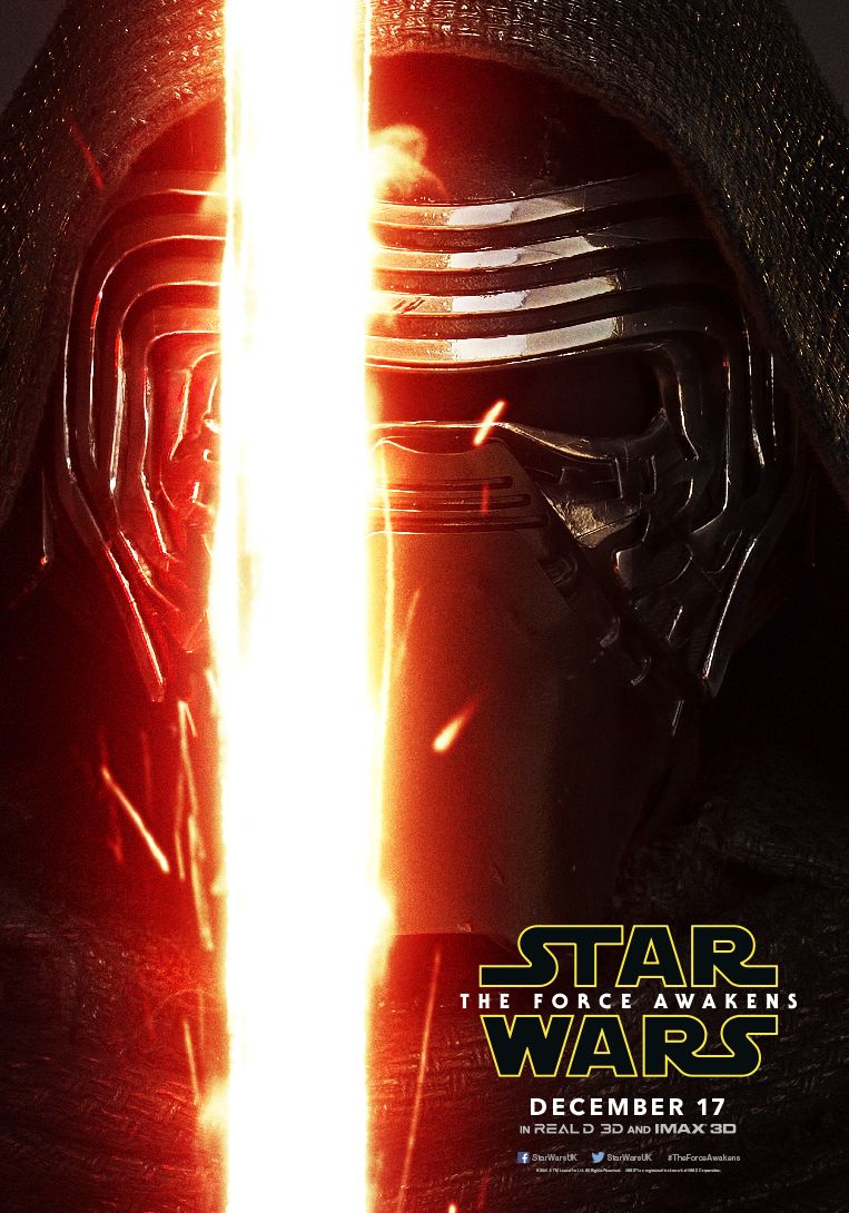 Adam Driver, Kylo Ren close-up Poster