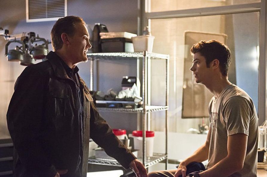 Barry Allen/The Flash and his father Henry