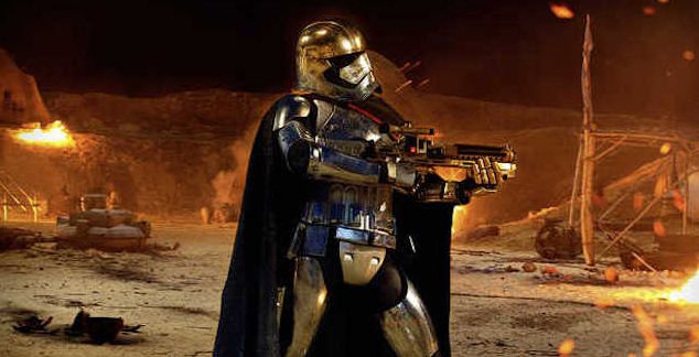 Captain Phasma poses for us in the latest still