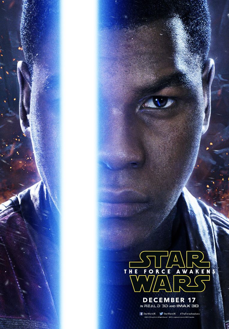 John Boyega, Finn close-up Poster