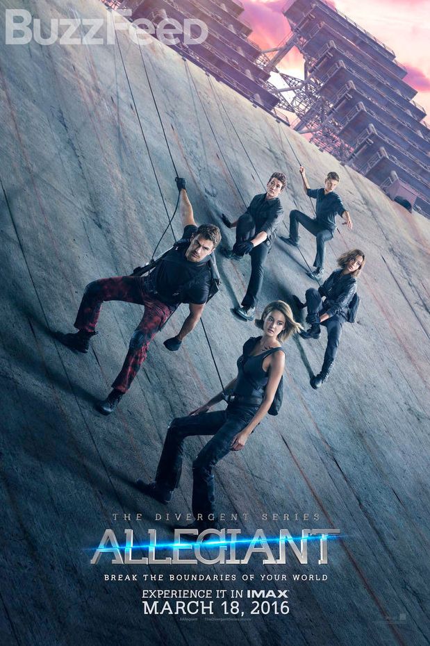 The Cast in New Poster for Allegiant