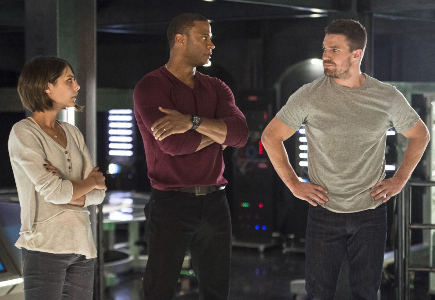 Thea Queen, John Diggle, Oliver Queen