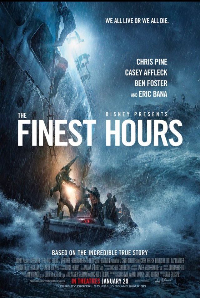 Official Poster for Disney&#039;s &#039;The Finest Hours&#039;