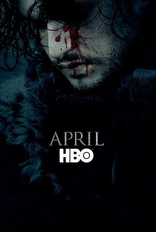 Jon Snow in GoT season 6 Poster