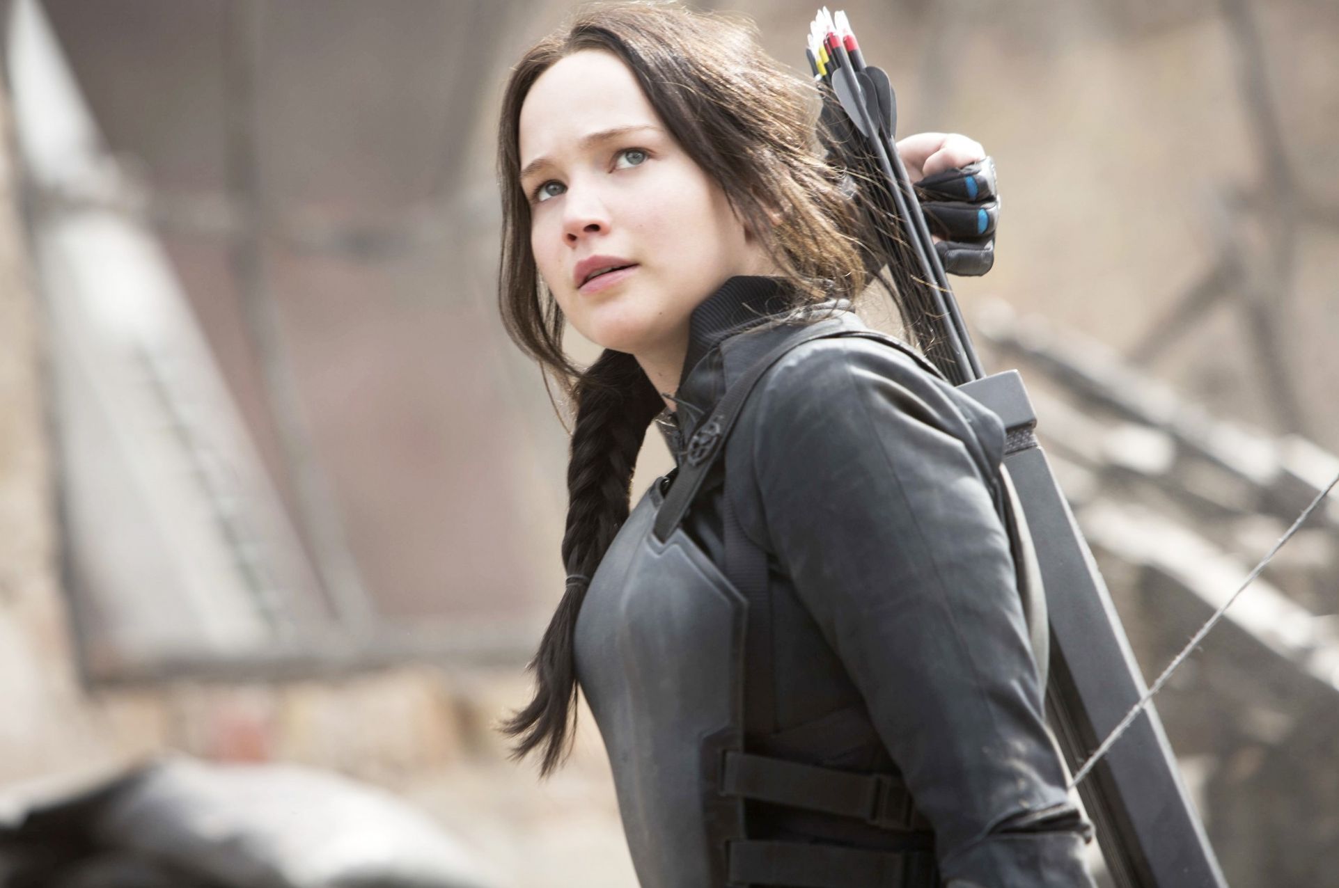 Jennifer Lawrence as Katniss Everdeen