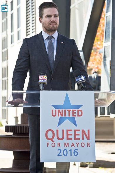 Oliver Queen mayoral campaign speech