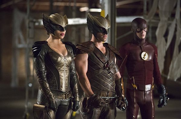 Hawkgirl, Hawkman, The Flash